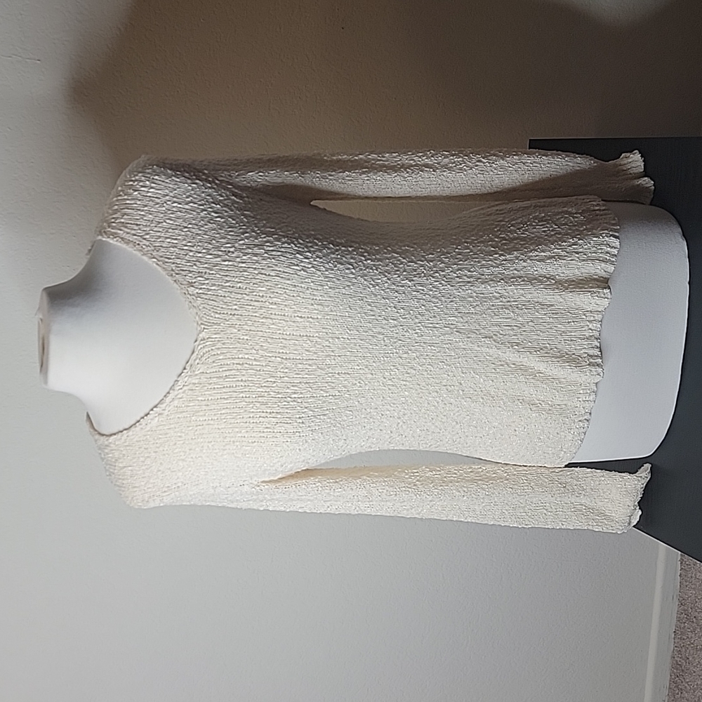 Off White Long Sleeve Sweater
